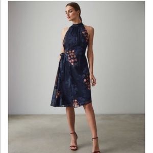 Reiss | Lake Floral Burnout Dress